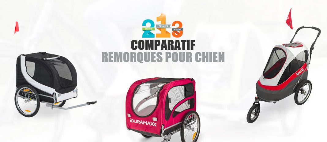 Remorque Velo Chien, Remorque Transport Chien, Remorque vélo pour Petits et  Moyens Chiens de Moins de 40 kg